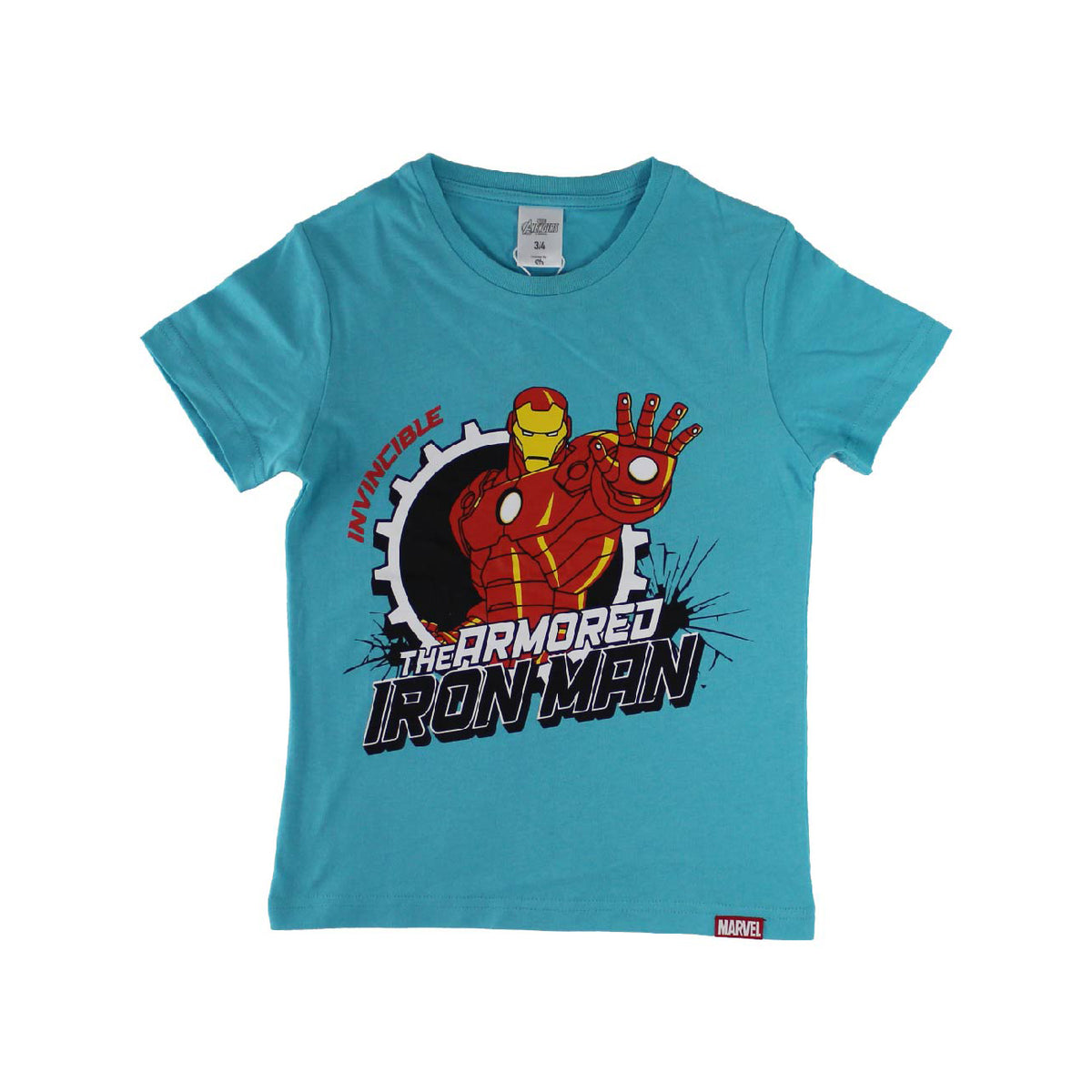 Marvel iron man t-shirt light blue