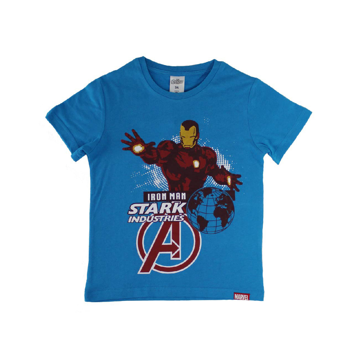 Marvel iron man t-shirt light blue