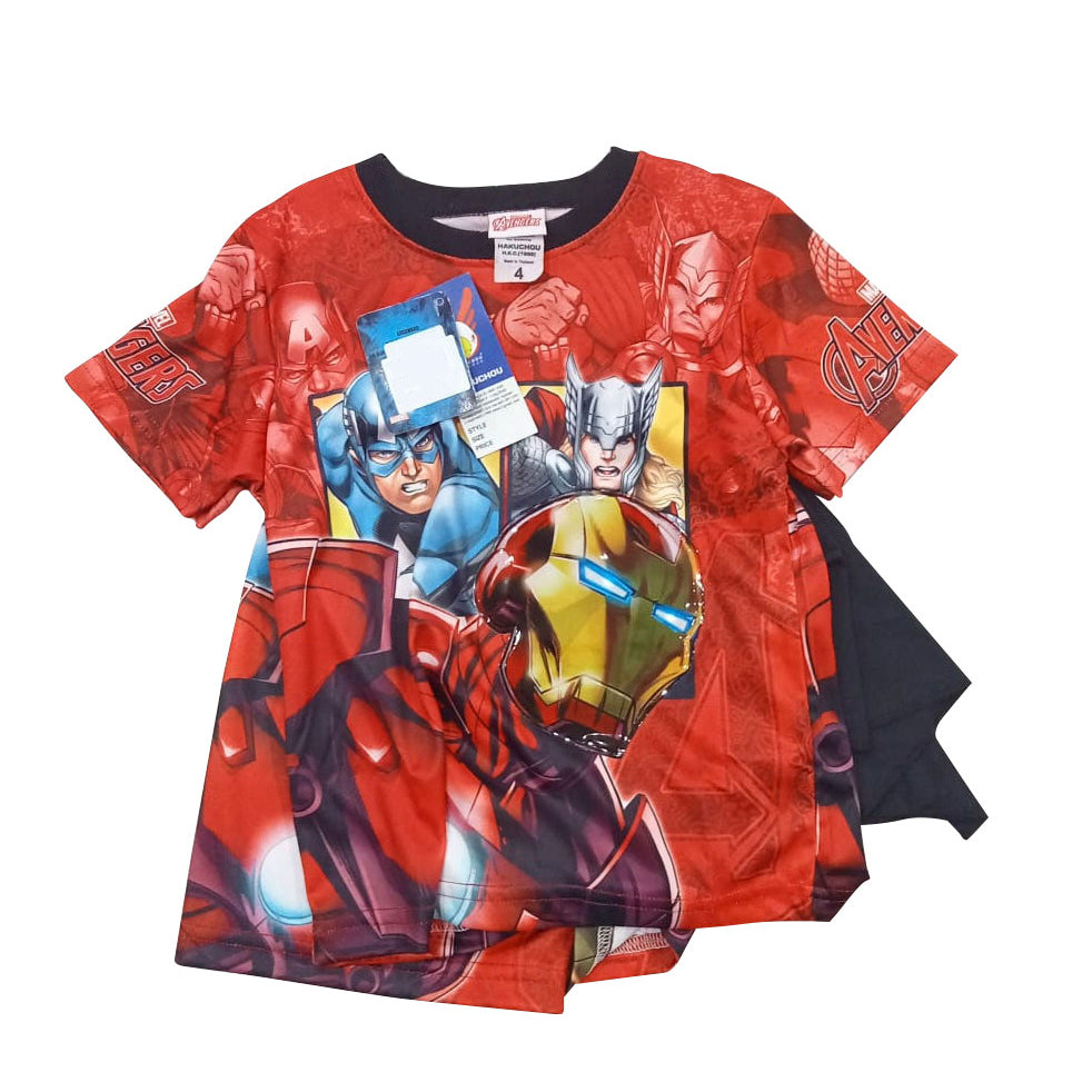 T/Kid iron man top & short
