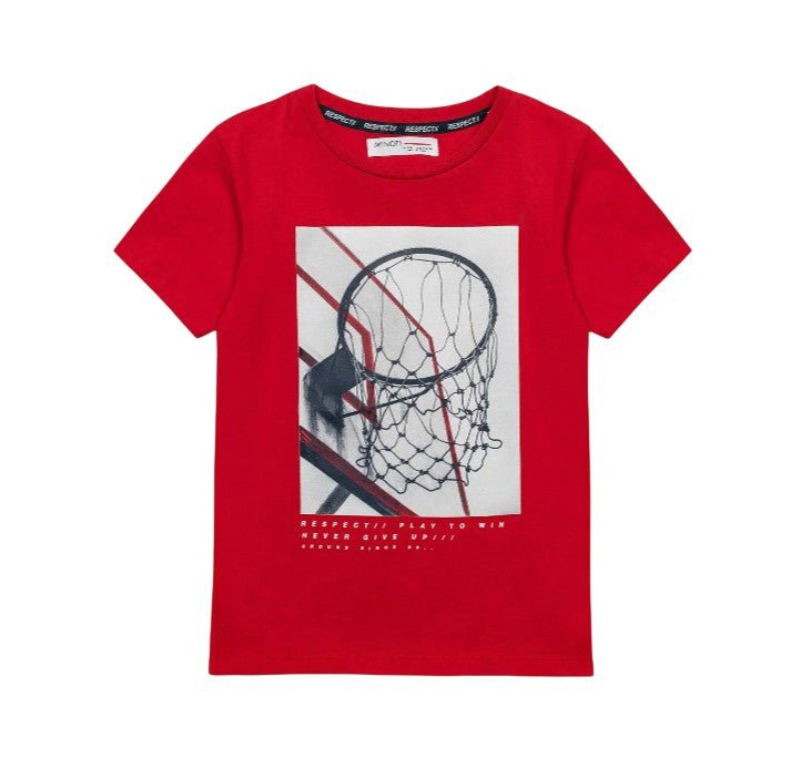 Red Short-Sleeved Tee - 35902