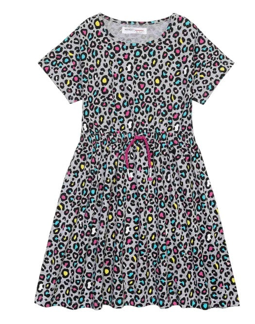 Minoti grey tie waist dress - 36242