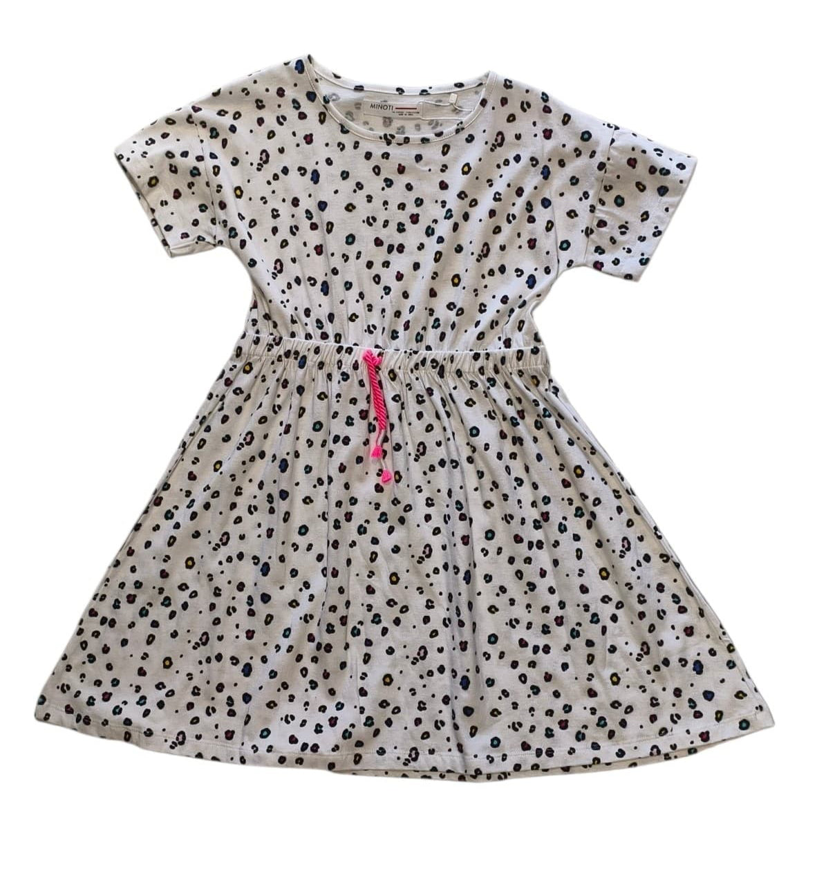 Minoti white tie waist dress - 36245