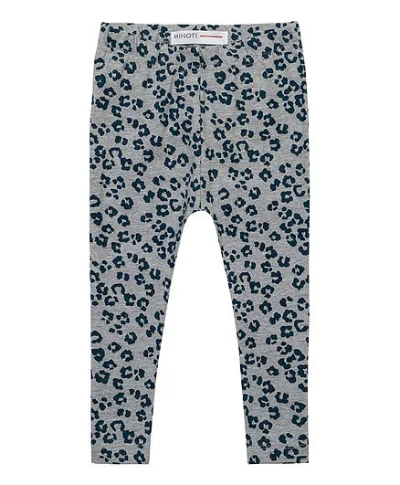 Minoti grey leopard legging - 36272