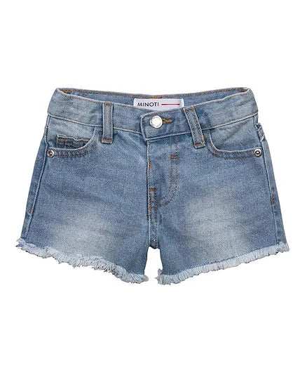 Minoti light basic denim short - 36385