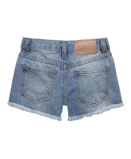 Minoti light basic denim short - 36385