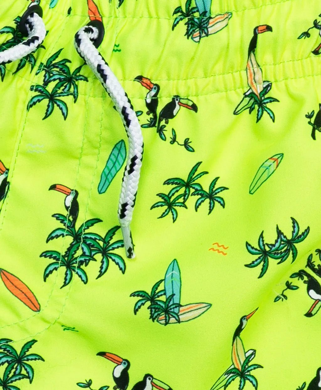 Minoti yellow tropical board shorts - 36430