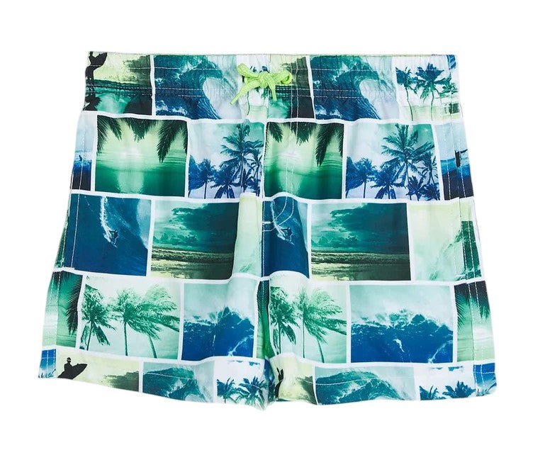 Minoti photo-print board shorts - 36442