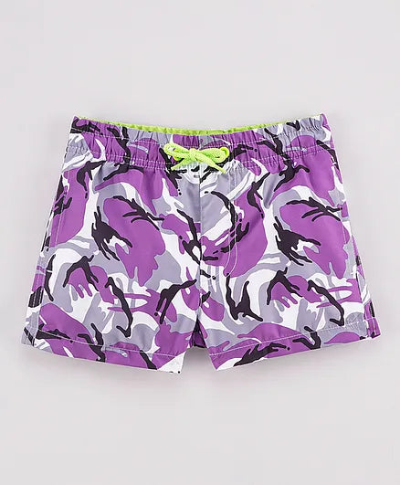 Minoti abstract camouflage board shorts - 36443