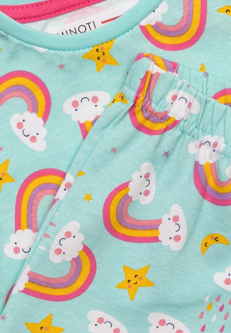 Minoti 2pc Rainbow Pyjama Short Set - 36498