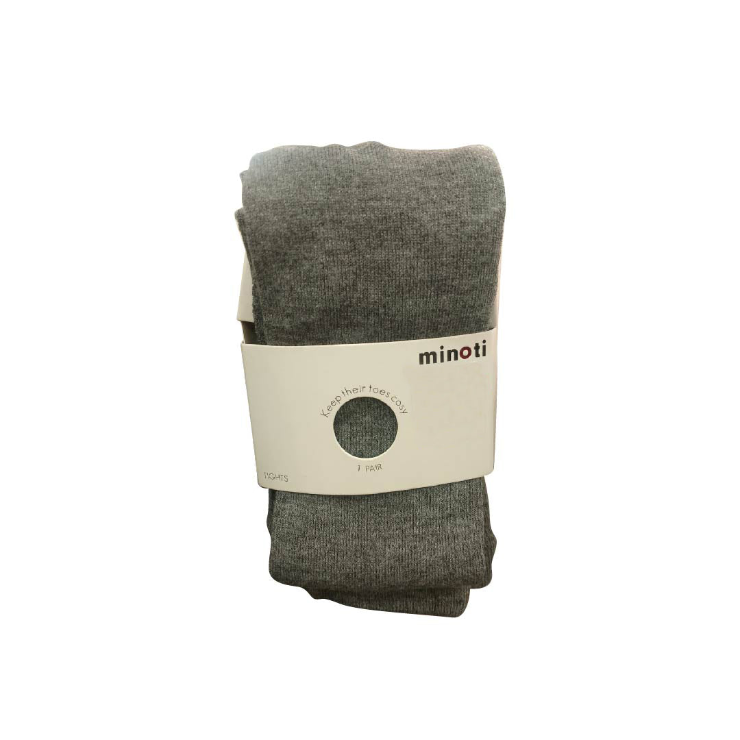 Minoti girls grey bamboo tights - 37801