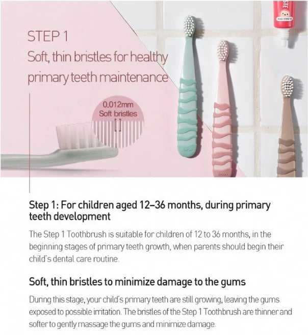Kids toothbrush step 1