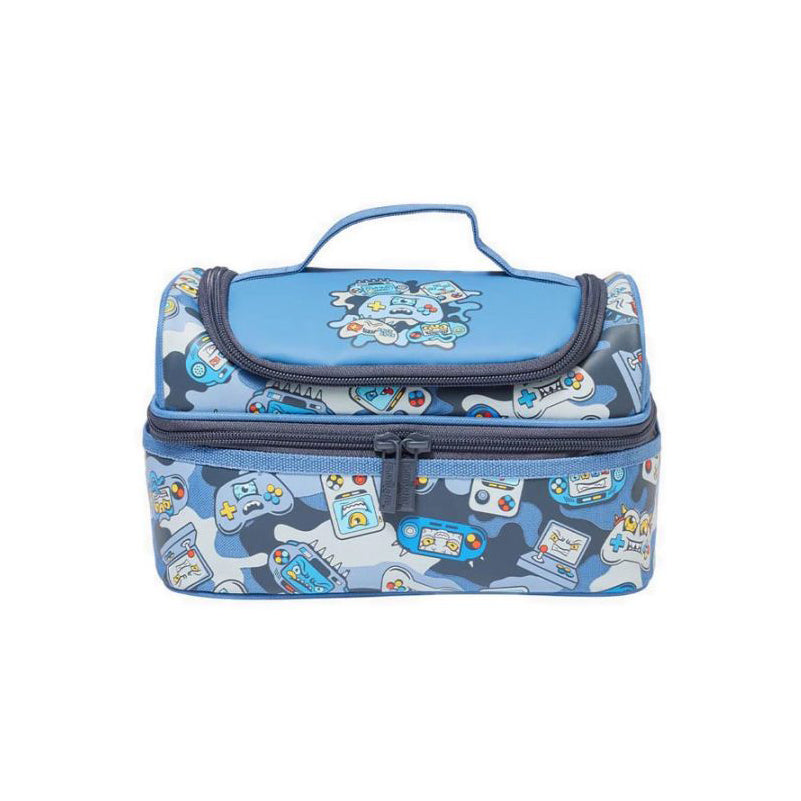 Smiggle Away Lunchbox Double Decker Blue
