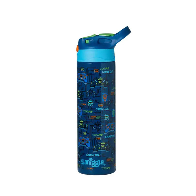 Smiggle Better Together Bottle Steel Flip Navy