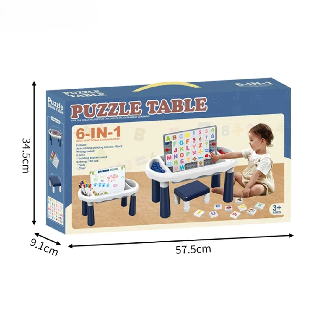 Lbb 6 In 1 Diy Puzzle Table