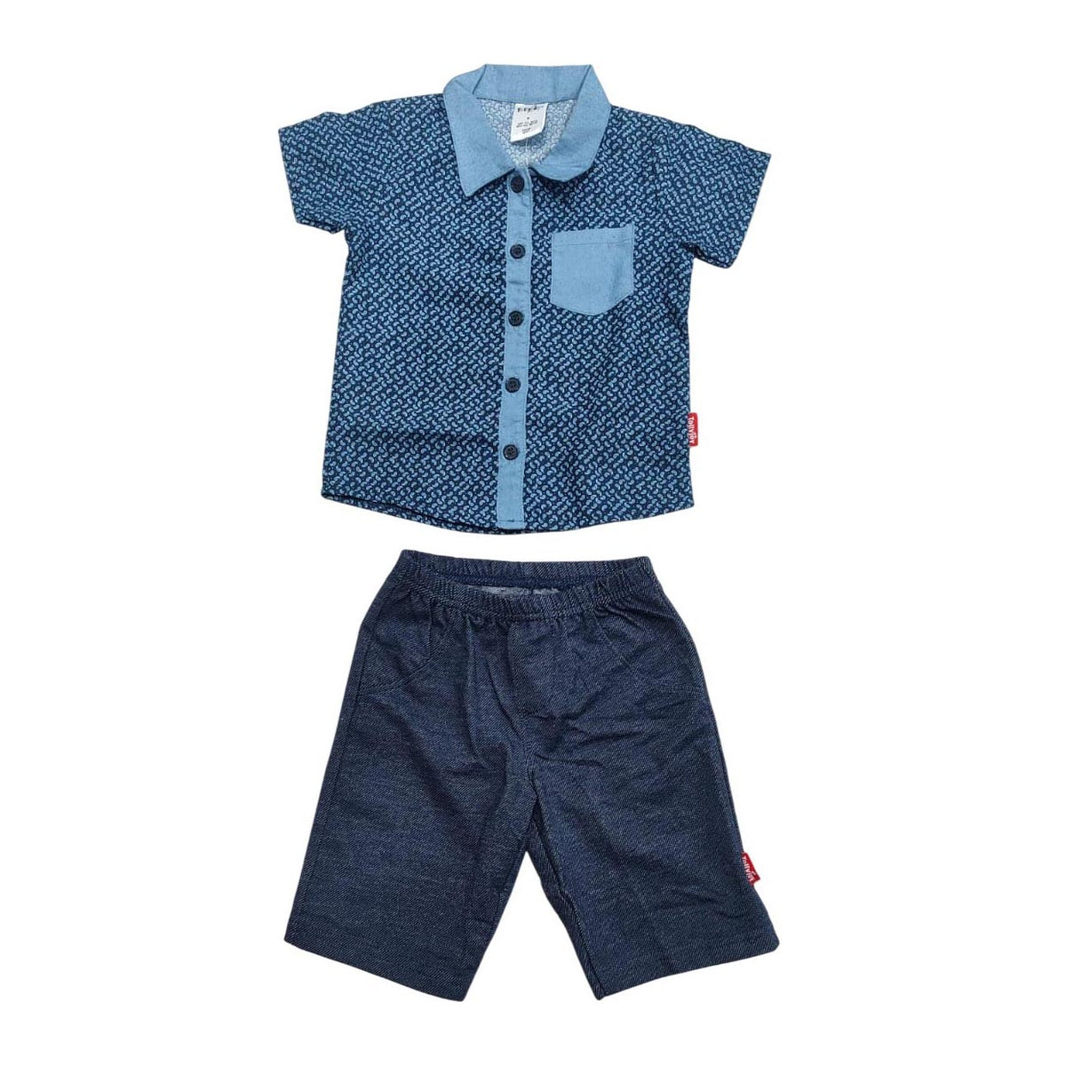 Tollyjoy boy's shirt + bermuda shorts