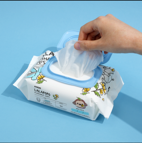Lalapopo Flushable Wipes 70's