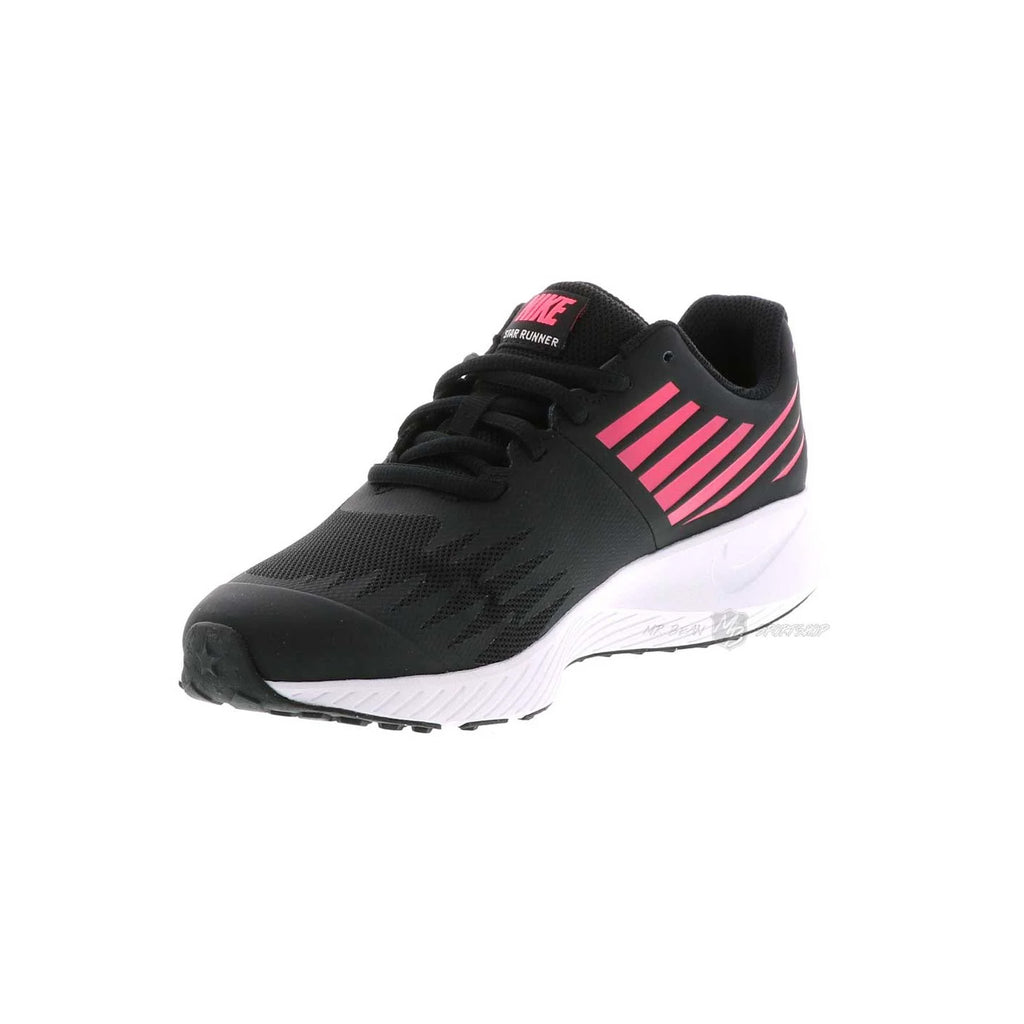 Nike Star Runner Older Kids' Running Shoe Black / Metallic Silver-Racer