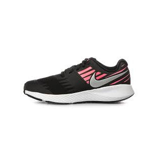Nike Star Runner Older Kids' Running Shoe Black / Metallic Silver-Racer