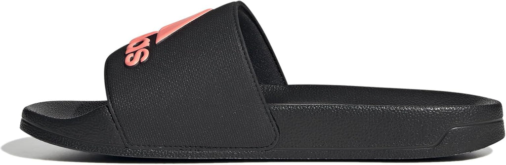 Adidas Adilette Shower Slides Black/Acid Red