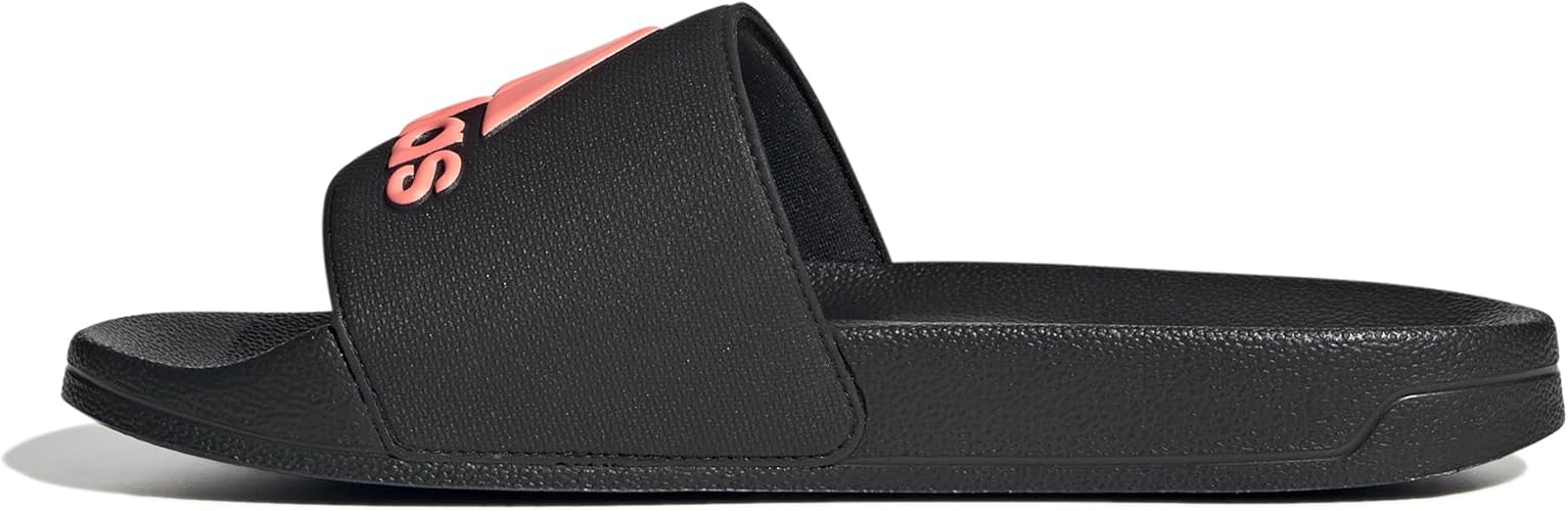 Adidas Adilette Shower Slides Black/Acid Red