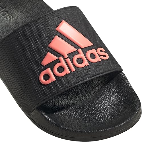 Adidas Adilette Shower Slides Black/Acid Red