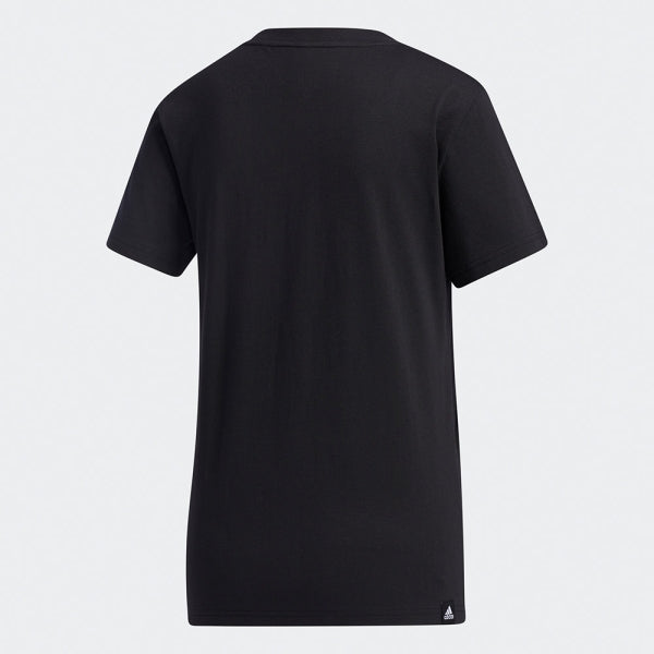 Adidas Adult Girl Str Print Sports Shortsleeve Tee Black