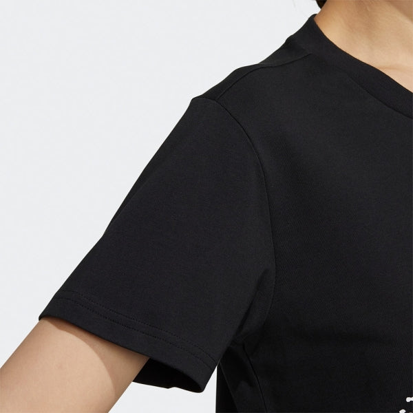 Adidas Adult Girl Str Print Sports Shortsleeve Tee Black
