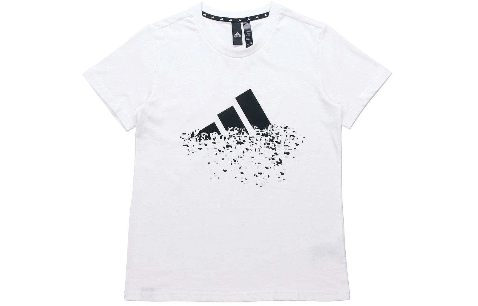 Adidas Adult Women Str Print Sports Shortsleeve Tee White