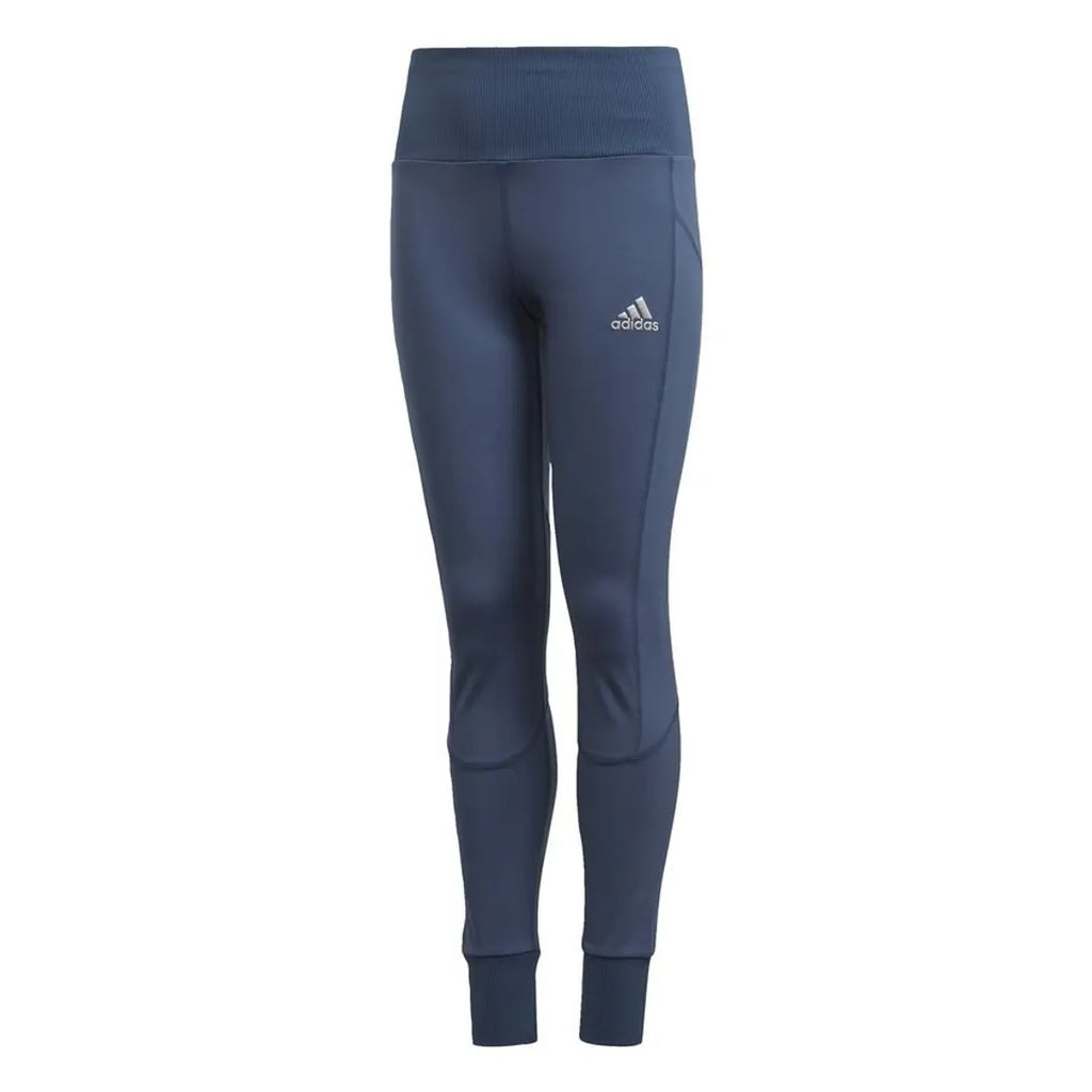 Adidas Aeroready Comfort Workout Kids Girl Yoga Tight Blue