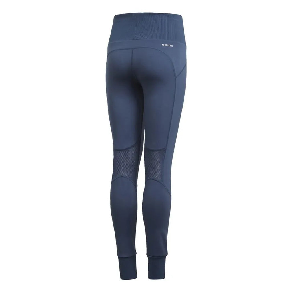 Adidas Aeroready Comfort Workout Kids Girl Yoga Tight Blue