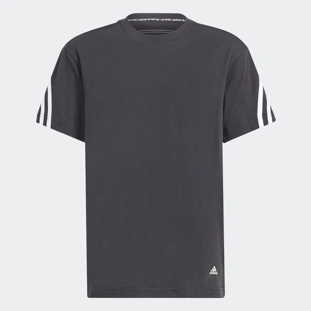 Adidas Future Icon 3 Stripes Kids Boy 3S Shirt Black