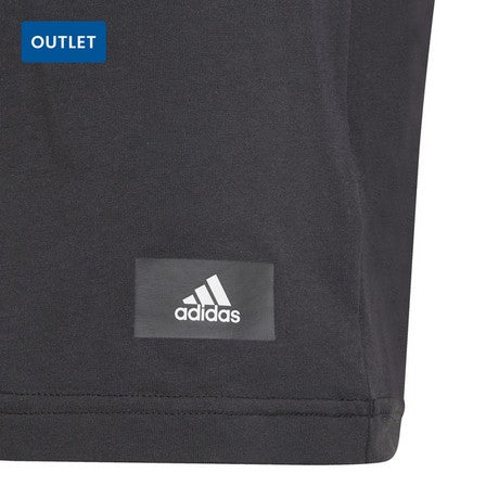 Adidas Future Icon 3 Stripes Kids Boy 3S Shirt Black