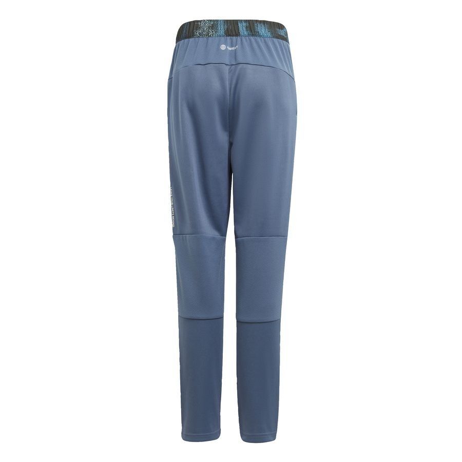 Adidas Kid Boy Training Trousers Hiit Blue/White