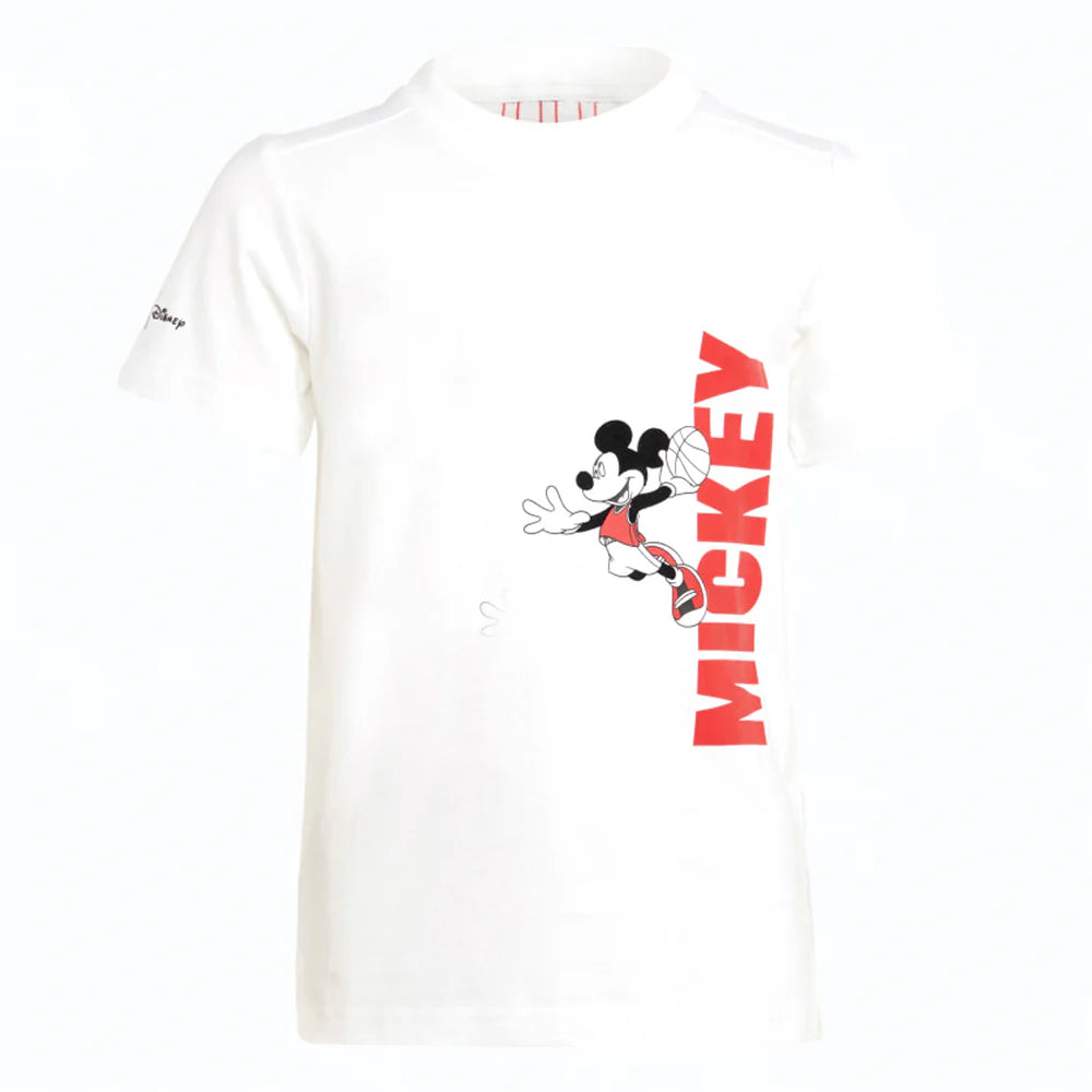 Adidas Kids Boy Disney Mickey Mouse Summer Set White/Red