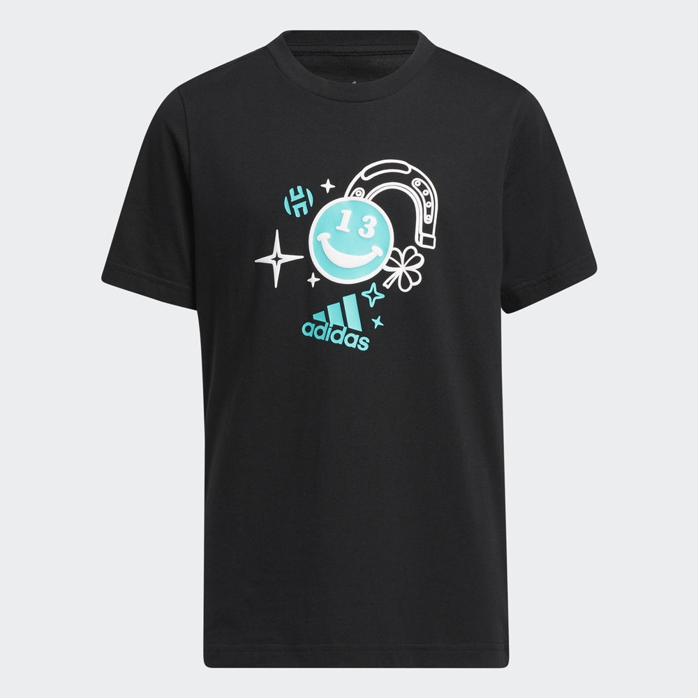 Adidas Kids Boy Harden Tee Black