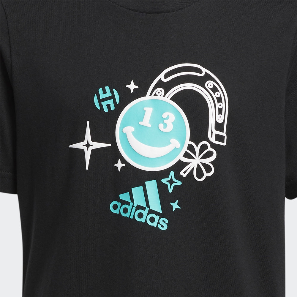 Adidas Kids Boy Harden Tee Black