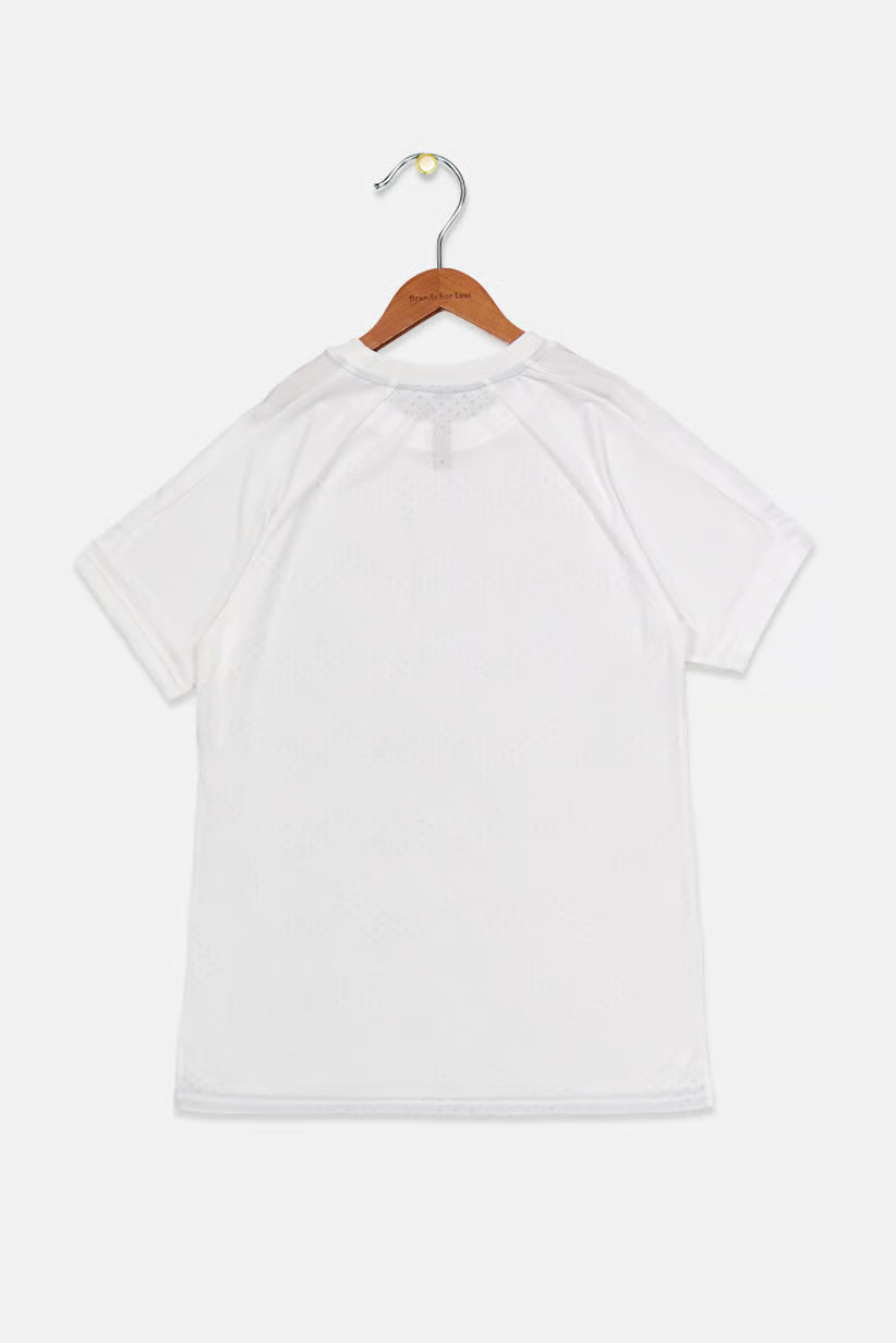 Adidas Kids Boy Shirt White