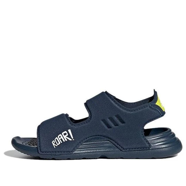 Adidas Kids Boy Swim Sandal Dinosaur Navy Blue