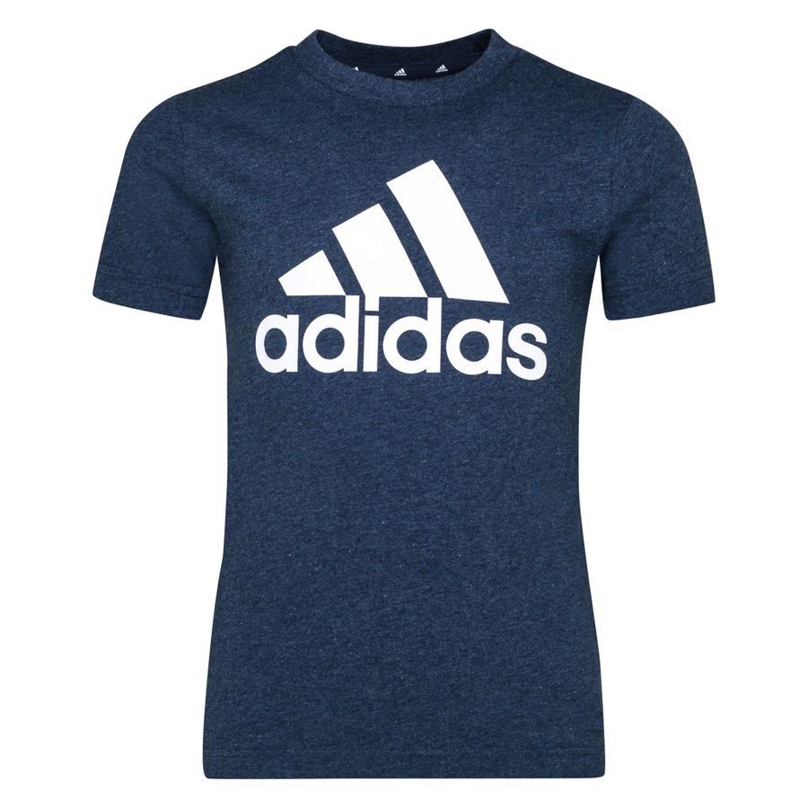 Adidas Kids Boy T-Shirt Essentials Big Logo Navy/ White