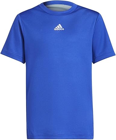 Adidas Kids Boy Tee Shirt Bright Blue