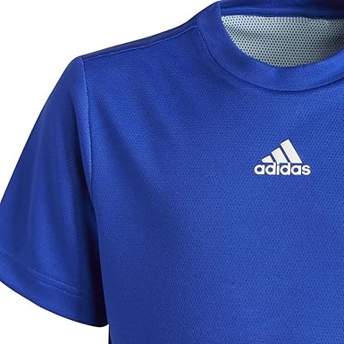Adidas Kids Boy Tee Shirt Bright Blue