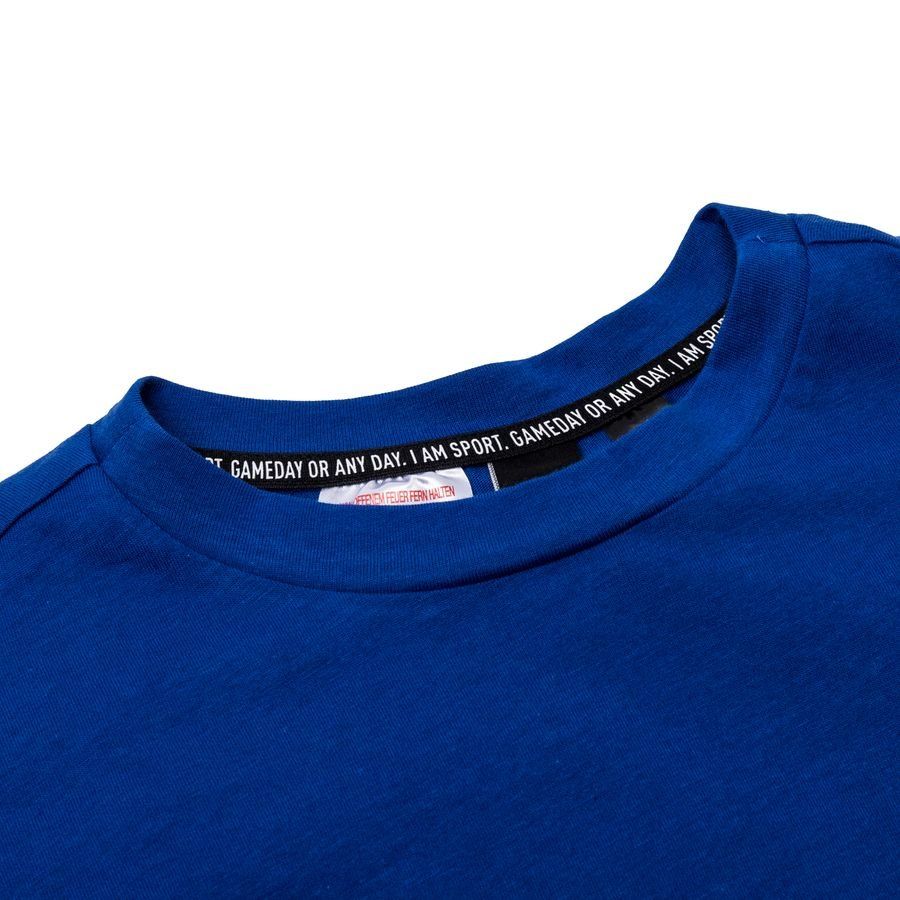 Adidas Kids Future Icon 3 Stripes Shirt Blue