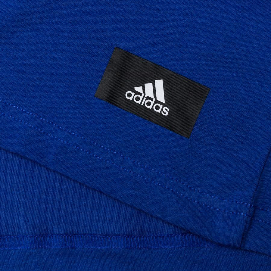 Adidas Kids Future Icon 3 Stripes Shirt Blue