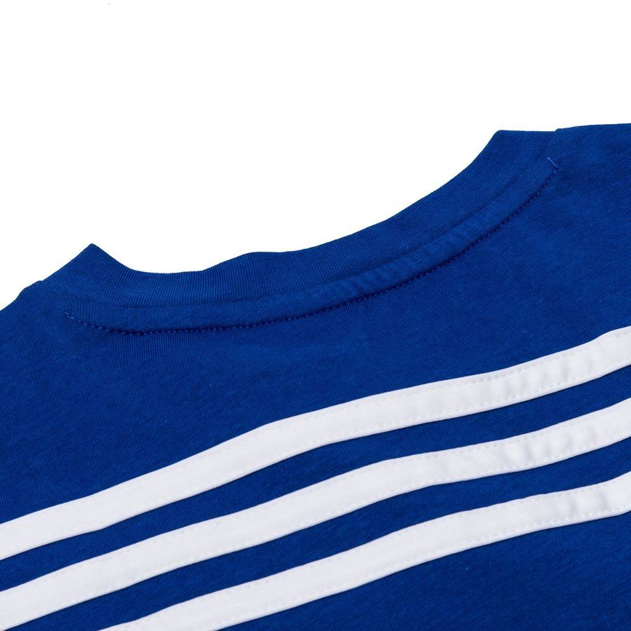 Adidas Kids Future Icon 3 Stripes Shirt Blue