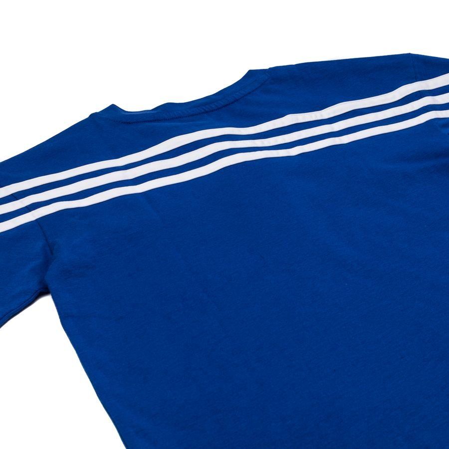 Adidas Kids Future Icon 3 Stripes Shirt Blue