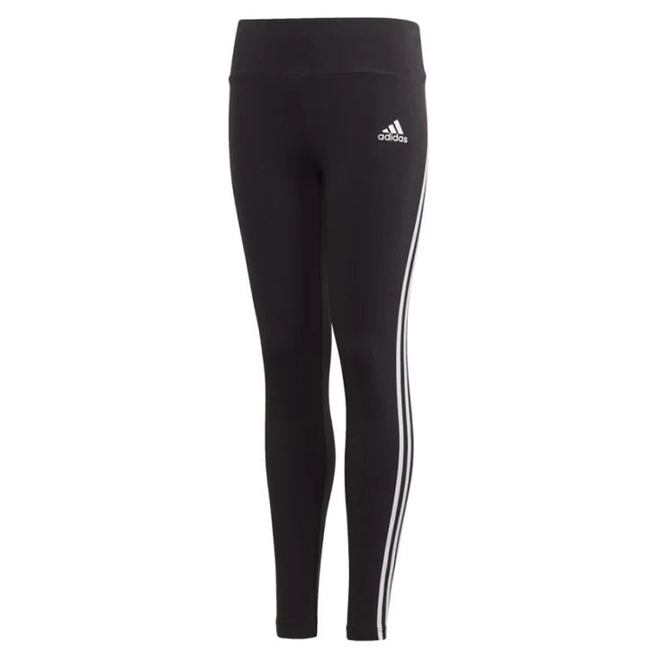 Adidas Kids Girl 3 Stripes Tight Black