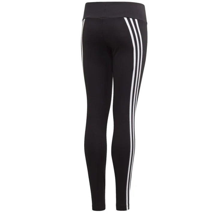Adidas Kids Girl 3 Stripes Tight Black