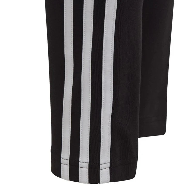 Adidas Kids Girl 3 Stripes Tight Black