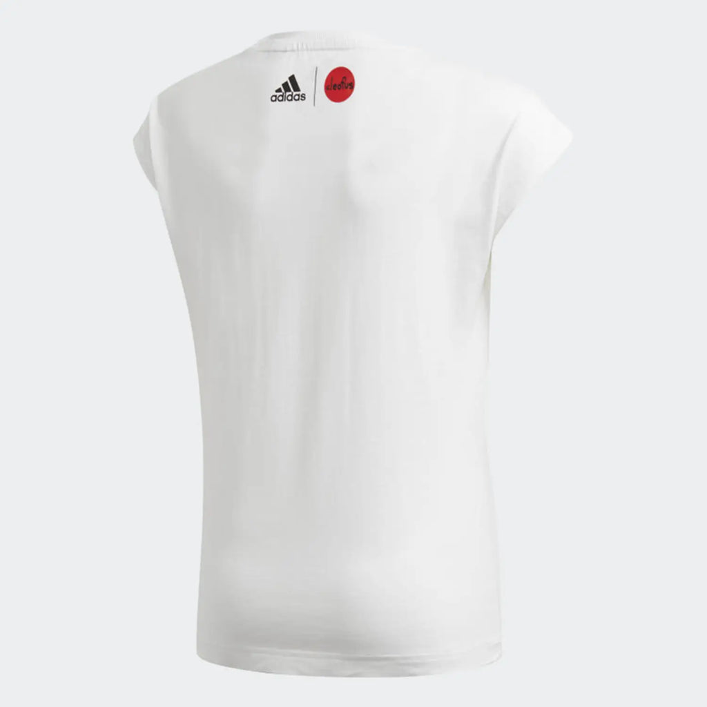 Adidas Kids Girl Art Tee White