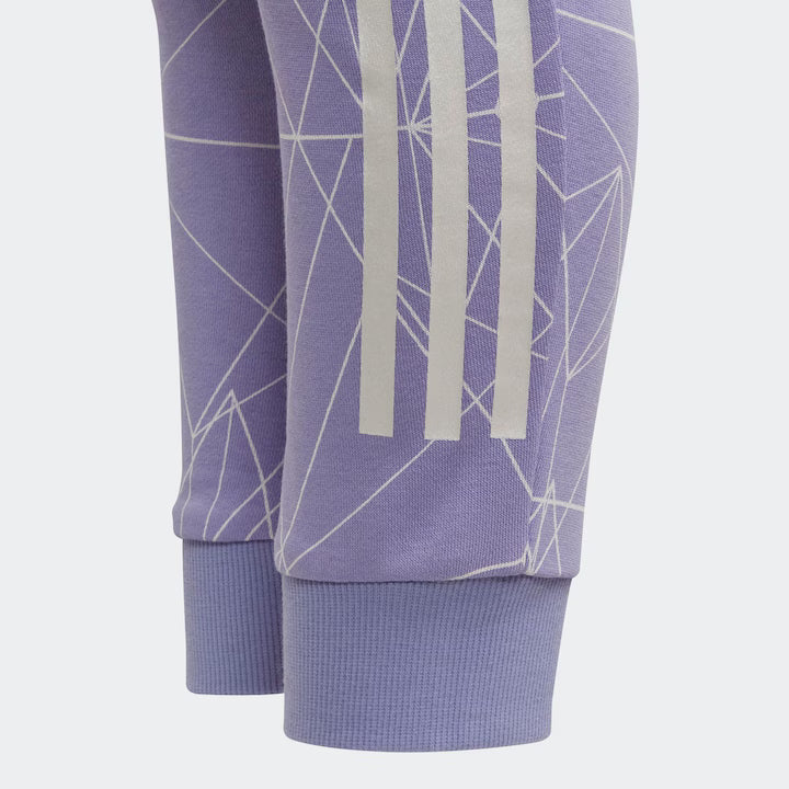 Adidas Kids Girl Frozen Pant White Purple